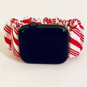 Apple Watch scrunchie band CANDY CANE